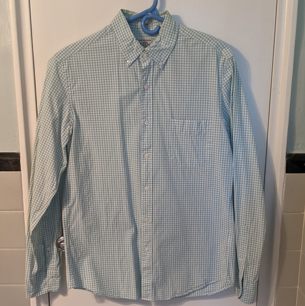 J. Crew gingham button-down